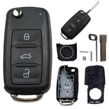 Klappschlüssel 3 Tasten Autoschlüssel Gehäuse Modern für VW Skoda Seat Golf~