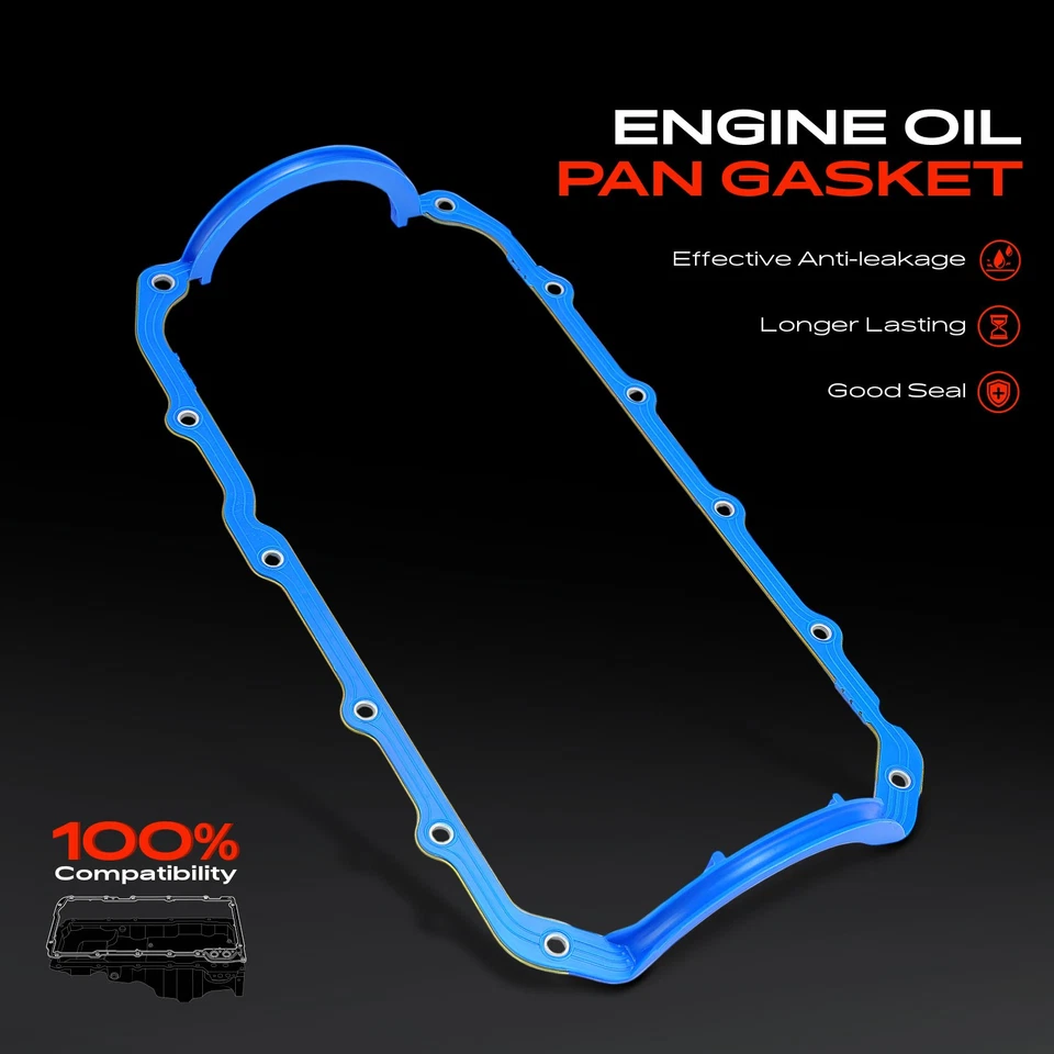 发动机油盘垫片适用于雪佛兰科迈罗 GMC S15 Jimmy Jeep Cherokee Pontiac — 第 3/4 张图片