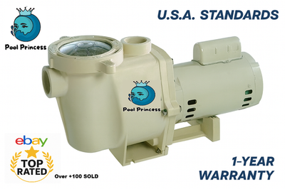 #ad 011514 WhisperFlo HighPerformance 1.5HP Pool Pump replacement PCamp;G Nidec in US $698.00