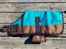 26" - 30" Showman teal 600 D waterproof small foal / dog blanket