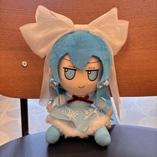 Touhou Project fumo fumo Cirno Snow Dress Ver Plush Doll Plushie 20cm Pillow Cos