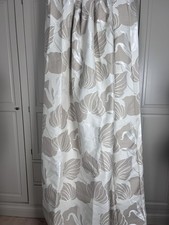Dunelm curtains 182 x 203cm Drop pleated lined  “Lilly Linen” Fabric New