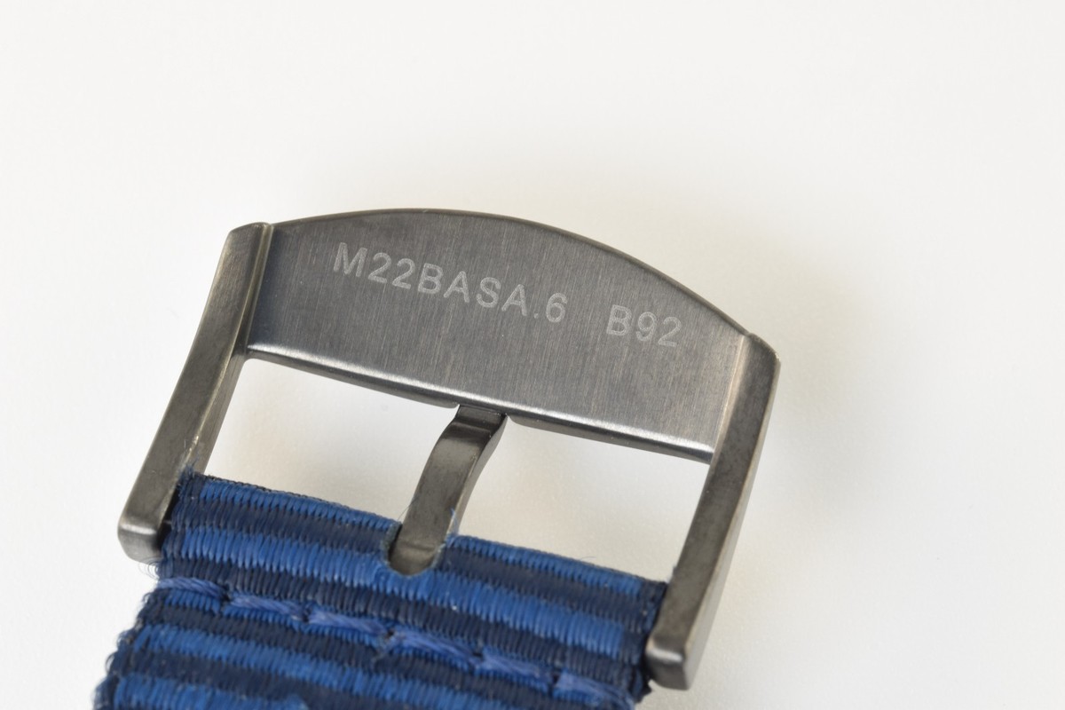 Authentic Breitling Outerknown 22mm Dark Blue Nylon Watch Strap
