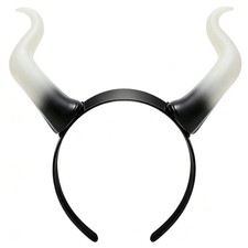 Devil Horns Headband - Demon Horns Headband, Halloween Gothic Cosplay Headwear D