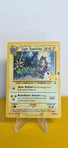 Light Toxtricity SWSH137 Sword & Shield Black Star Promo Pokemon LP Card