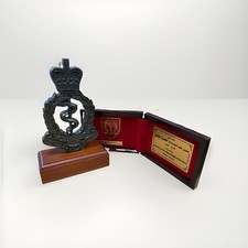 RAMC Royal Medical Services Trophy & Plaque