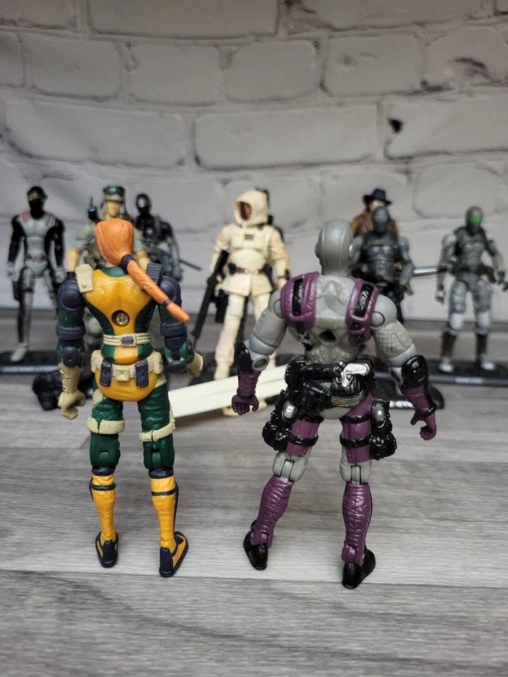 GI Joe 25th 50th POC Gen Hawk Figura Lote Ojos de Serpiente Torpedo Snow Job Wild Bill  Foto 3 de 4