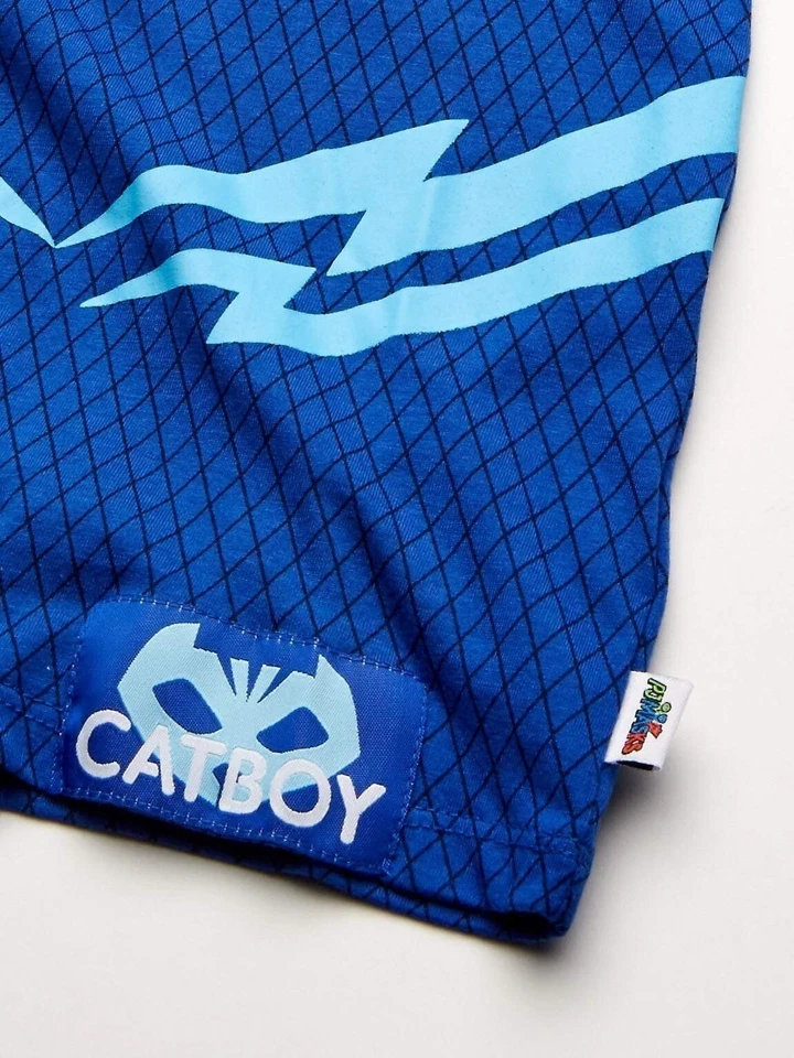 PJ Masks Boys' Little Gekko and Catboy Costume Hoodie Sweatshirt with Mesh... - Image 3 of 4