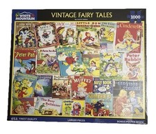 White Mountain Vintage Fairy Tales 1000 Large Piece Jigsaw Puzzle Lois B. Sutton