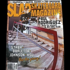 Slap Skateboard Magazine October 2002 Volume 11 Issue 10 Skatopia Paul Rodriguez