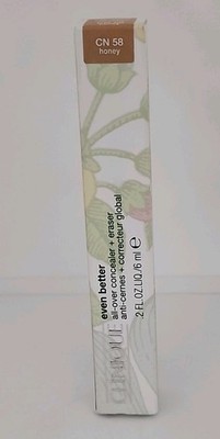 CLINIQUE EVEN BETTER ALL-OVER CONCEALER + ERASER CN 58 HONEY