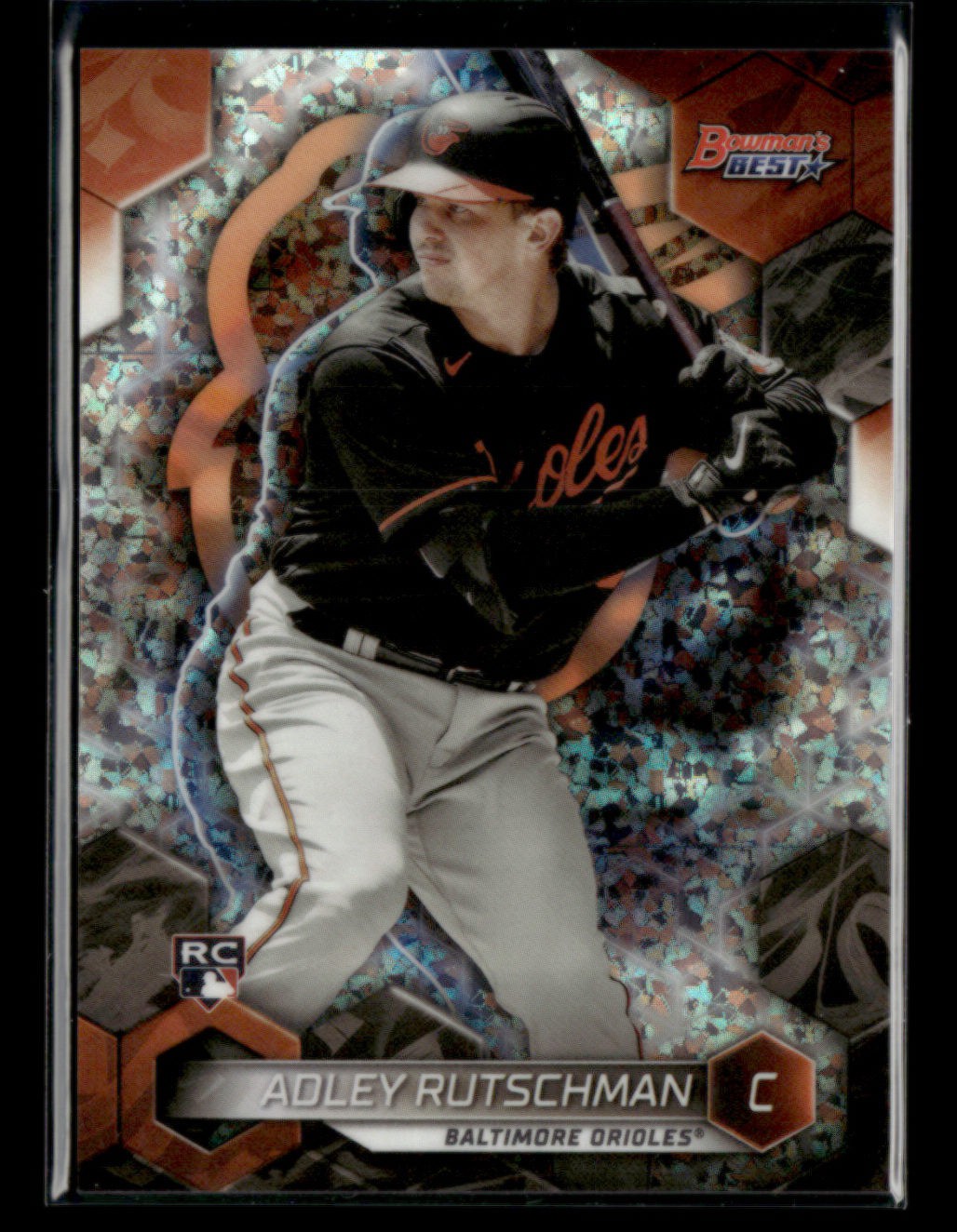 Adley Rutschman RC 2023 Bowman's Best Rookie Mini-Diamond Refractor 212/299