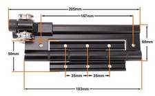 greenteQ Clearspan Bottom Roller for ALUK BSF70 Bi-Fold Door System