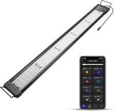 50W Smart Aquarium Light, Bluetooth LED Light with App Control, Full Spectrum Fi