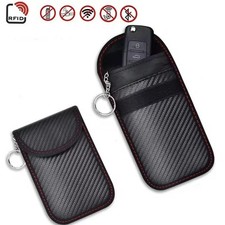RFID Blocking Faraday Bag For Car Key Fob Signal Protection Anti Theft Case