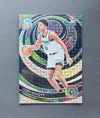 2022-23 Panini Spectra Rookies Meta Prizm /25 Josh Minott #153 Rookie RC