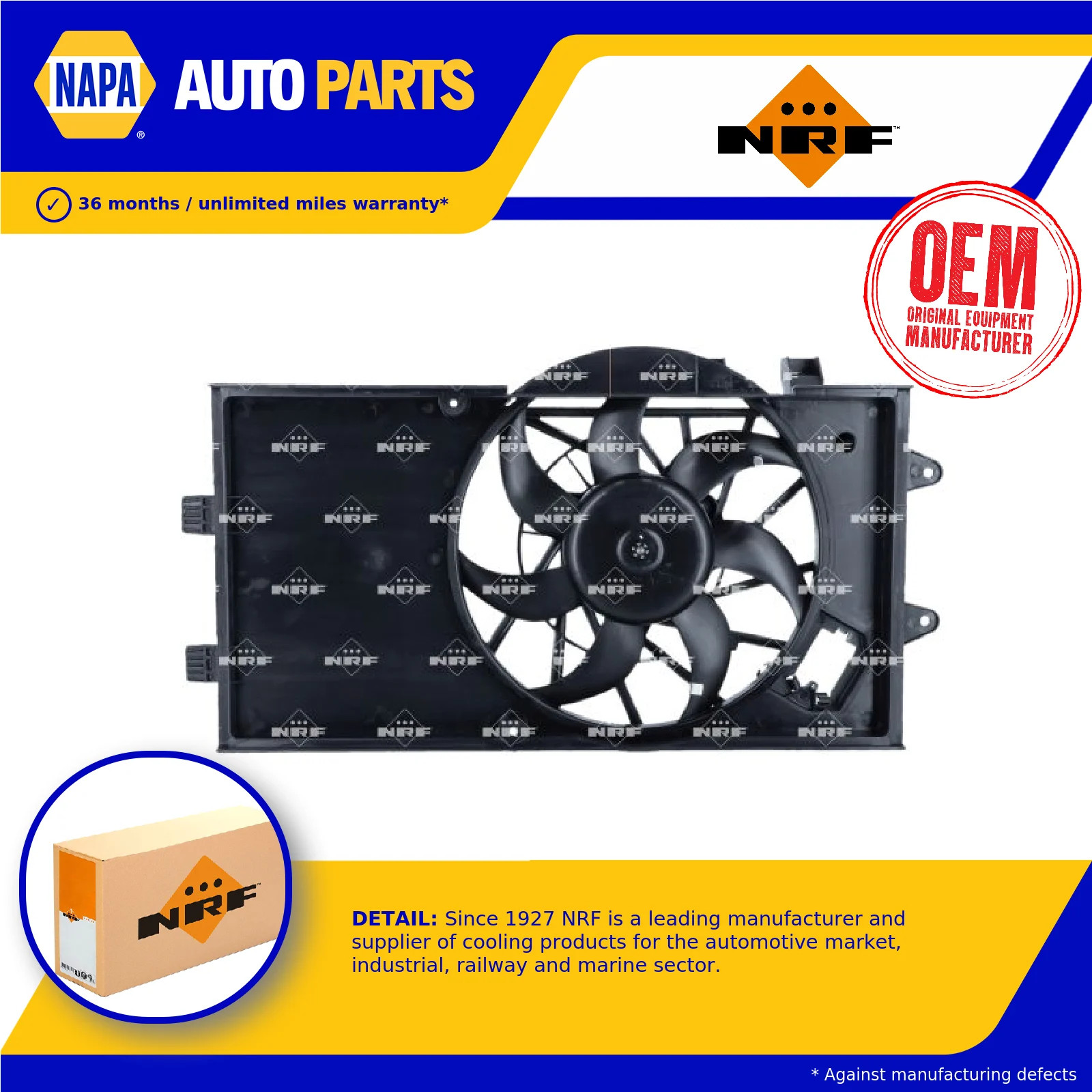 Radiator Fan 470056 NRF Cooling 13263551 1341564 Genuine Top Quality Guaranteed