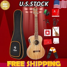 Tenor Ukulele, Acoustic Electric Ukelele 26 inch with Equalizer Starter Kit
