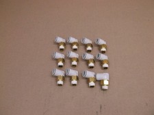 Quantity 12) KQ2L10-02AS SMC NEW Push-To-Connect 10mm OD Male Elbow Fitting