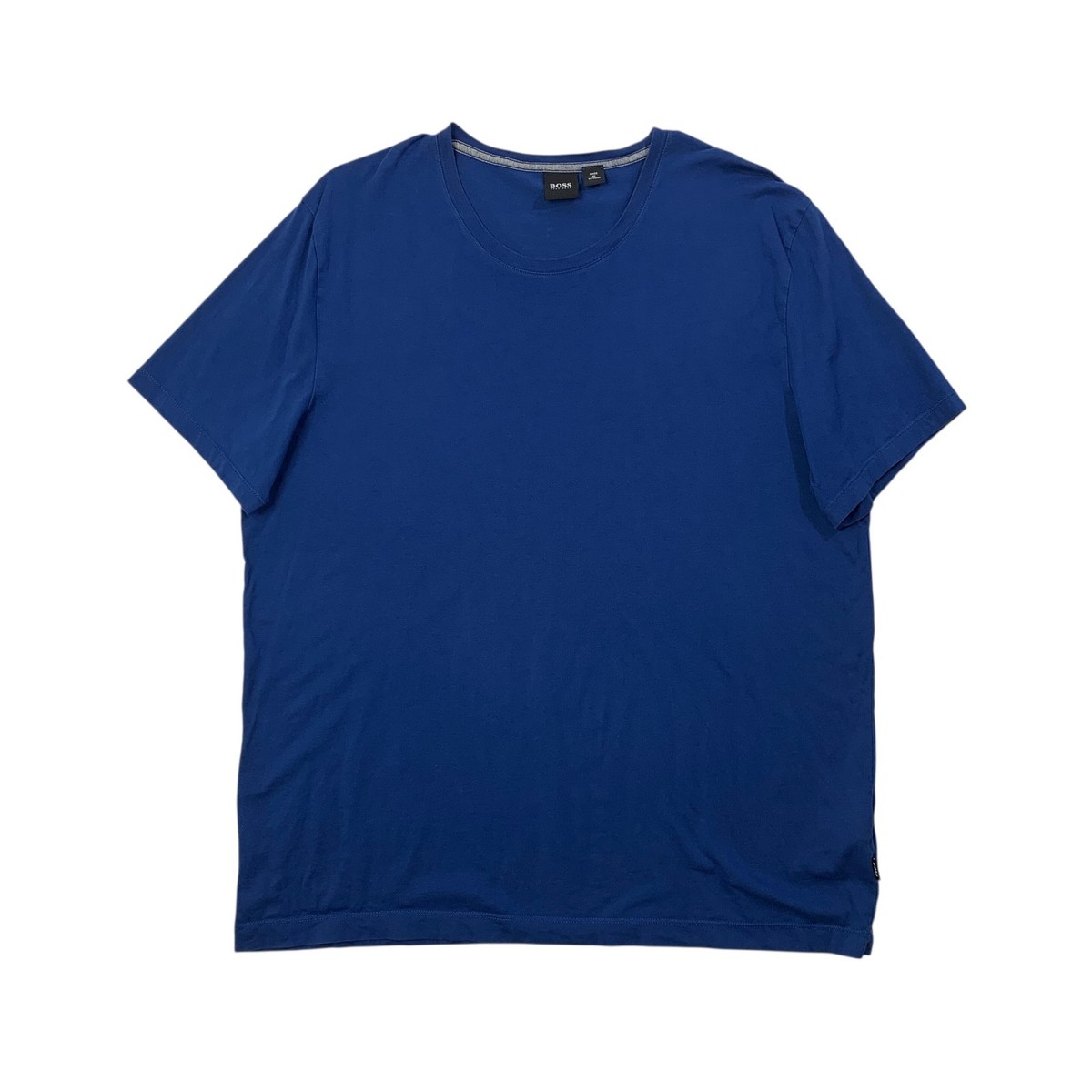 Hugo Boss Shirt Mens 2XL XXL Slim Prussian Blue Cotton Short