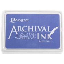 Ranger Archival Ink Pad 0, Deep Purple,Ink  Pads