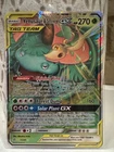 The Pokémon Company Venusaur & Snivy GX 1/236 SM Cosmic Eclipse Holo TAG TEAM