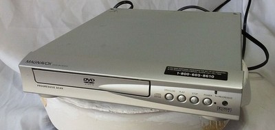 Magnavox MSD124 DVD Player Progressive Scan Multi-Format RCA Black Tested Works