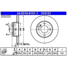 2x Bremsscheibe vorne für VW Passat B1 32 B2 32B Polo 6V5 86C 86CF 2 3 | 262435