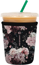 Javasok Iced Coffee Cold Soda Insulated Neoprene Cup Sleeve Small: 16-20Oz