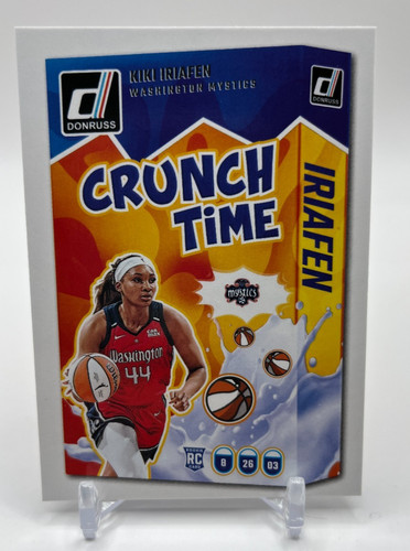 2025 Panini Donruss WNBA Kiki Iriafen Crunch Time #20 (RC)