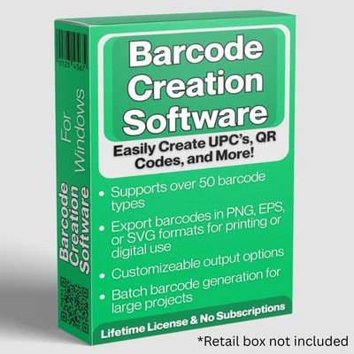 Barcode Generator Software 2026   Create UPC, QR, 50+ Formats - For Windows PC