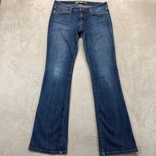 Joe's Jeans Women's 31 Honey Bootcut Burke Wash Mid Rise Whiskered Stretch Denim
