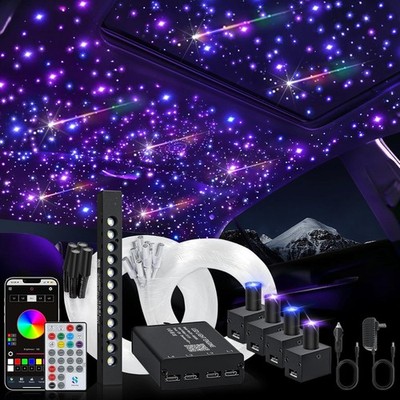 1000pcs 4 Colors Fiber Optic Star Light Meteor