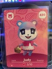 Judy amiibo card 430 Animal Crossing Never Scanned Nintendo
