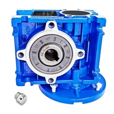 NMRV 030 Worm Gearbox Speed Reducer Flange 63B14 Ratio 7.5 10 15 25 30 80:1