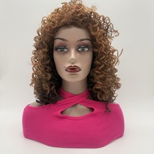 Realistic 17 Inch PVC Mannequin Head with Shoulders Upper Body Female New