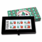 Peanuts® Snoopy & Charlie Brown Christmas Comic 4 oz Silver Bar