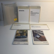 2021 Hyundai Sonata Owners Manual Complete Set W Clear Case Free Shipping 2021 Hyundai Sonata Owners Manual Complete Set W Clear Case Free Shipping