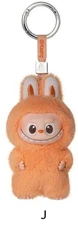 POP MART Labubu V4 The Monsters Pin For Love Alphabet Plush Pendant - Letter J