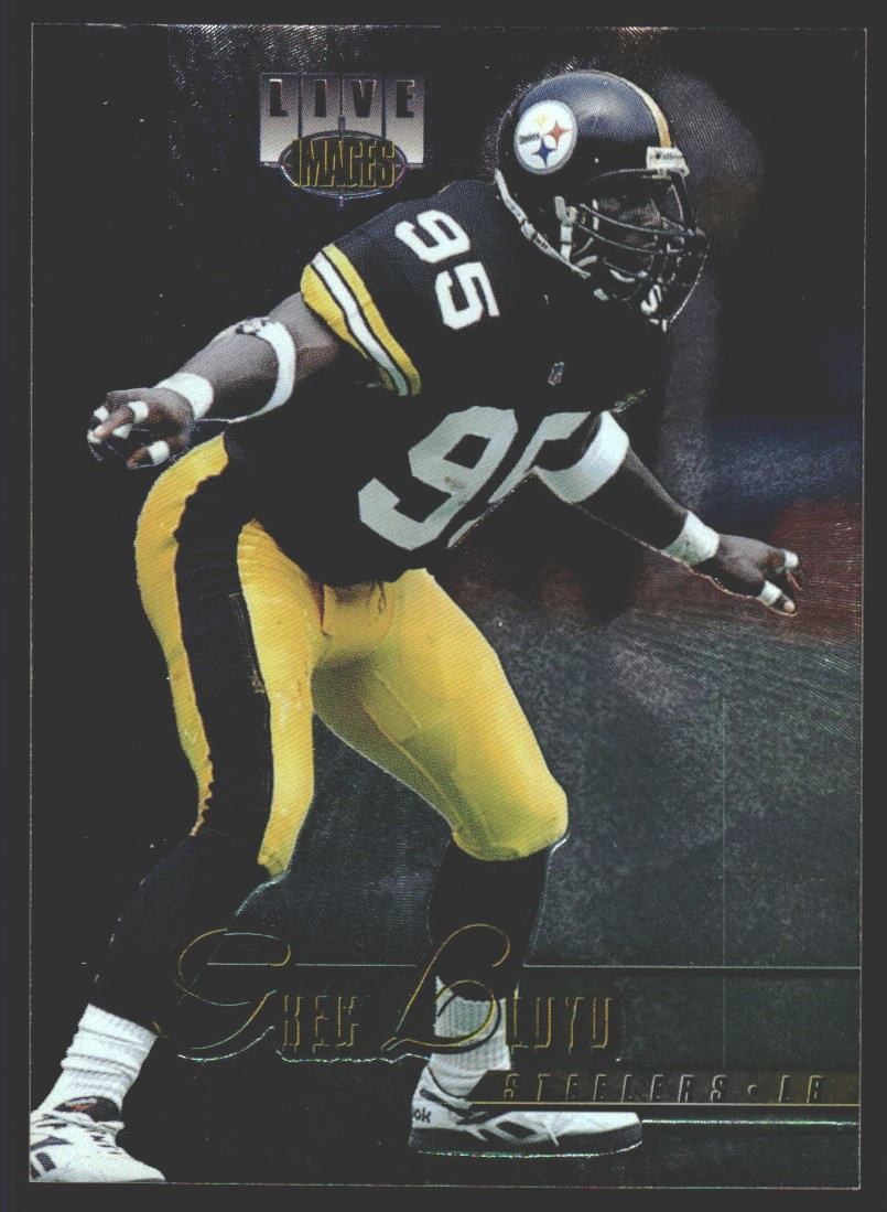 Greg Lloyd #52 1995 Classic Images Limited Live Pittsburgh Steelers