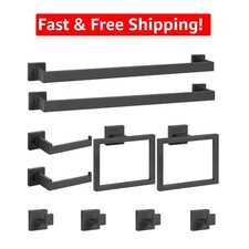Modern 10-Piece Bathroom Hardware Set - Easy Installation  Sophisticated Style