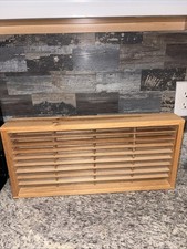 Napa Valley Wooden 36 Cassette Tape Storage Holder Shelf Rack 19.5x9x3 Vintage