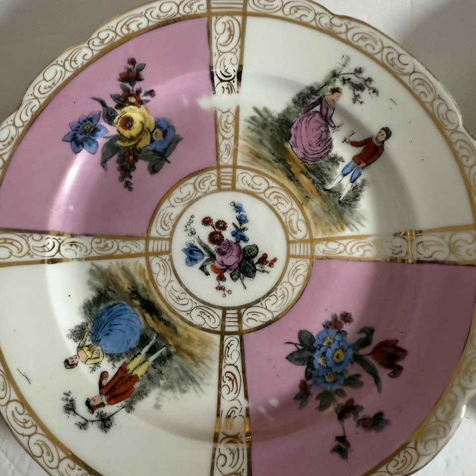 RARO Lote De Colección de 11 Placas HELENA WOLFSOHN DRESDEN QUATREFOIL C 1879-80 Foto 3 de 4