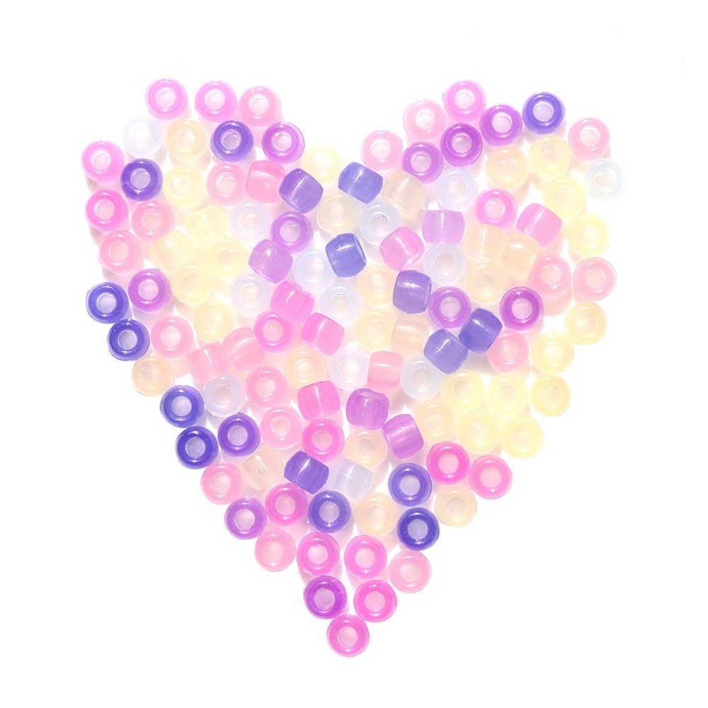 500 PCS UV Color Changing Beads for DIY Bracelet Making Accessories
