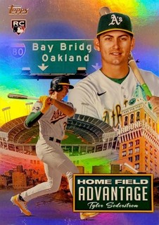 TYLER SODESTROM Rookie Card (RC) 2024 Topps HOME FIELD ADVANTAGE SP HFA 18