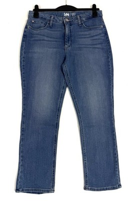 Lee Jeans Mid Rise Vintage Regular Fit Straight Leg Damen W31 Blau Hose