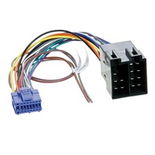 Adapterkabel für Pioneer AVIC-X1 X1R X1BT ISO Stecker 16 Pin Blau 20x9mm
