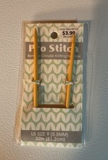 New Pro Stitch Bamboo 32  Circular Knitting Needles US Size 9 5.5mm 