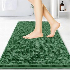 Bathroom Rugs 36x24, Extra Soft Absorbent Chenille Bath Rugs, PVC Backing Quick