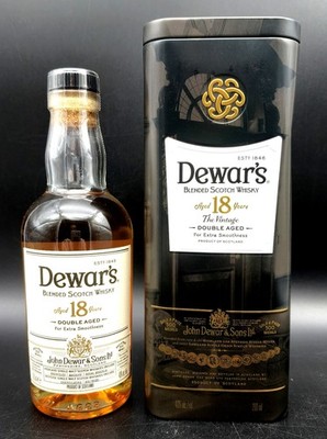 DEWARS 200ml 18YO mit Blechdose